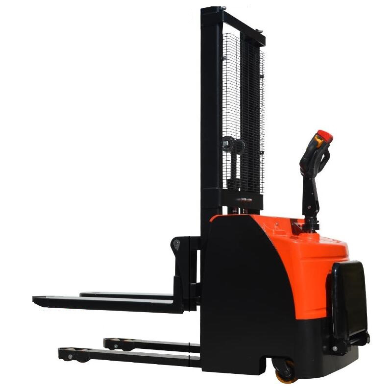 China New Full Electric Stacker Portable Self Loading Stacker