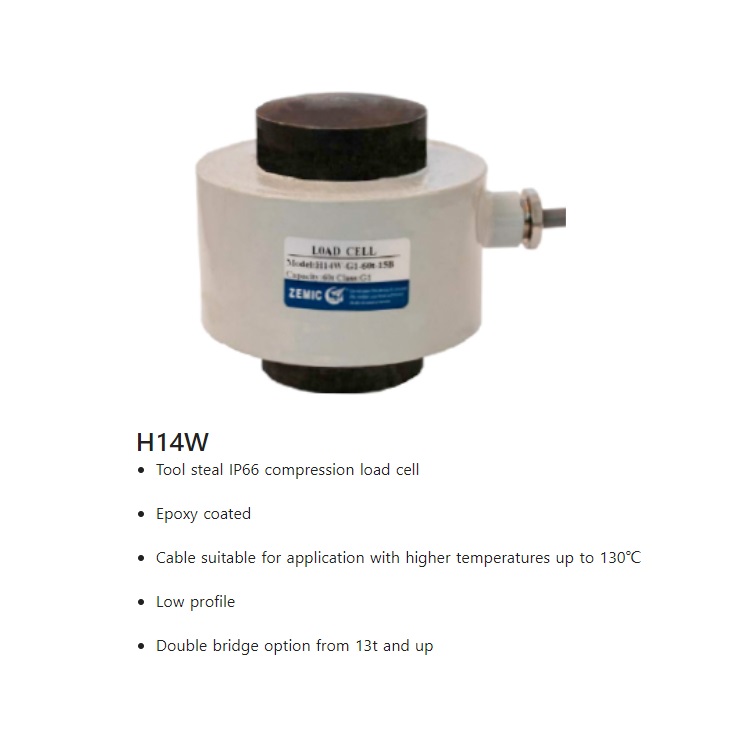 H14W Column Load Cell Zemic Compression Load Cell