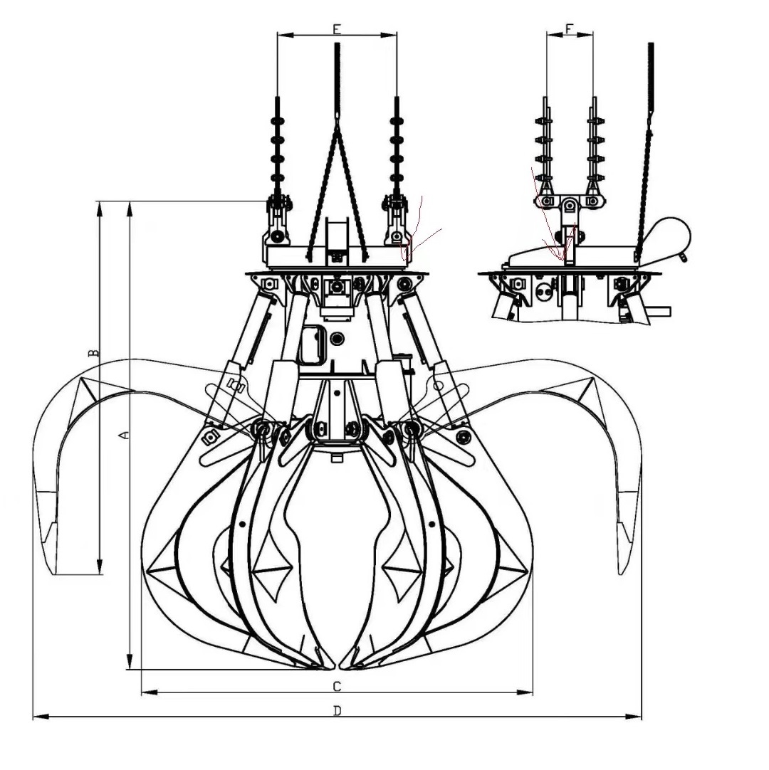 Lifting Weight of Hydraulic Grab Manufacturers,hydraulic grab bridge crane Manufacturers