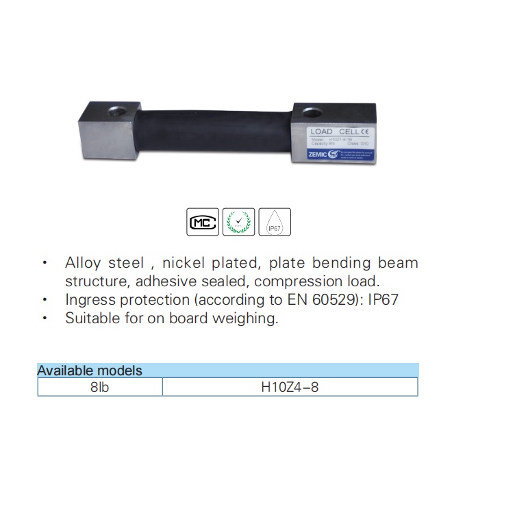 H10Z4 Dual Shear Beam Load Cell ZEMIC Load Cell