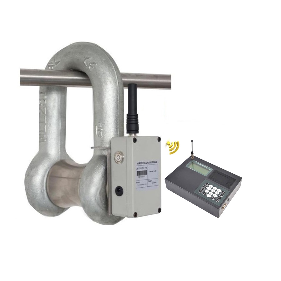 LC7506W Load Cell Shackle for Rigging And Winching/cable Tension Force Monitoring 1/2//3/5/10/20/30/50/100/200/250/300/500T