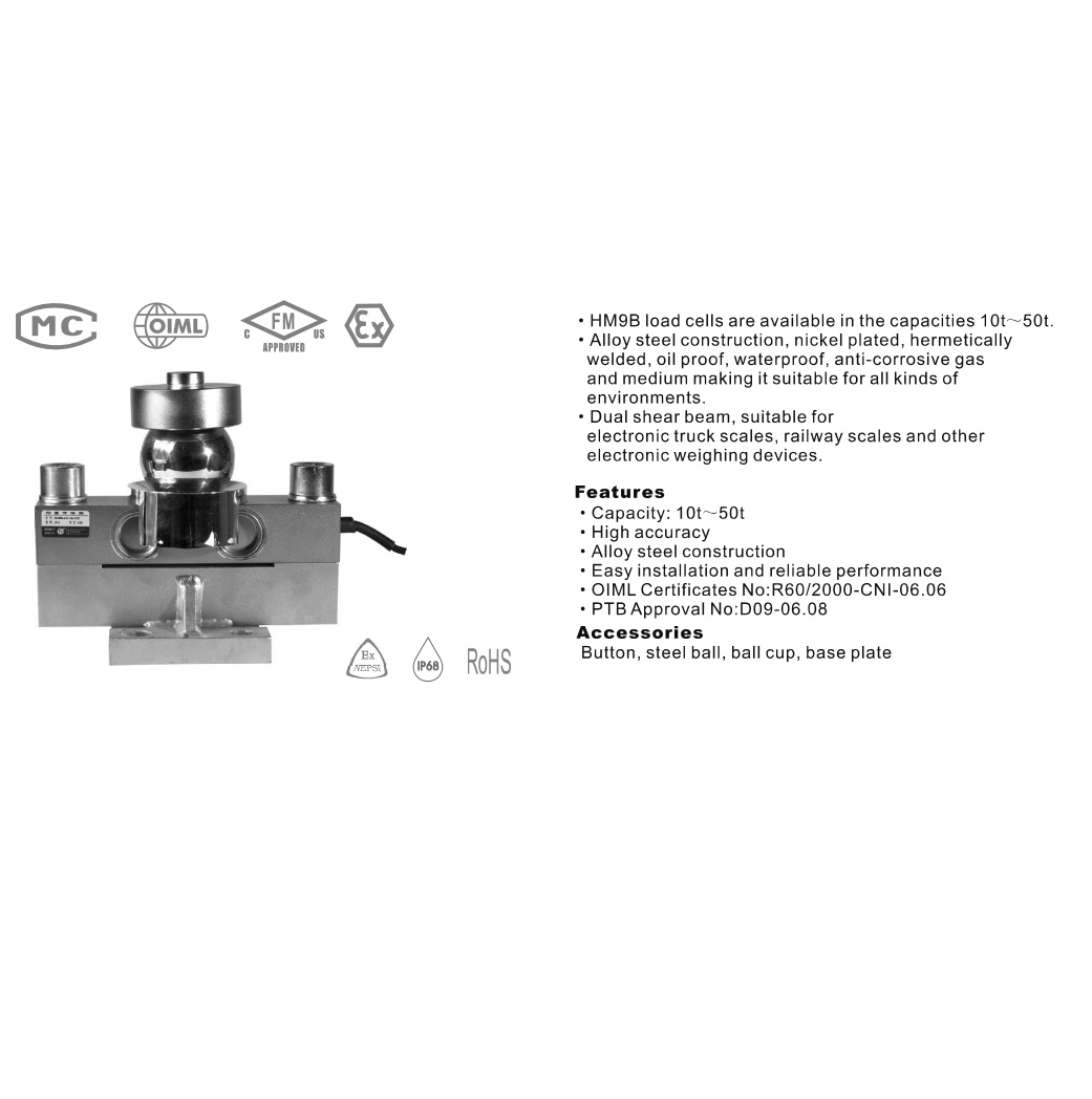 HM9B On Board Load Cells Zemic Load Cell