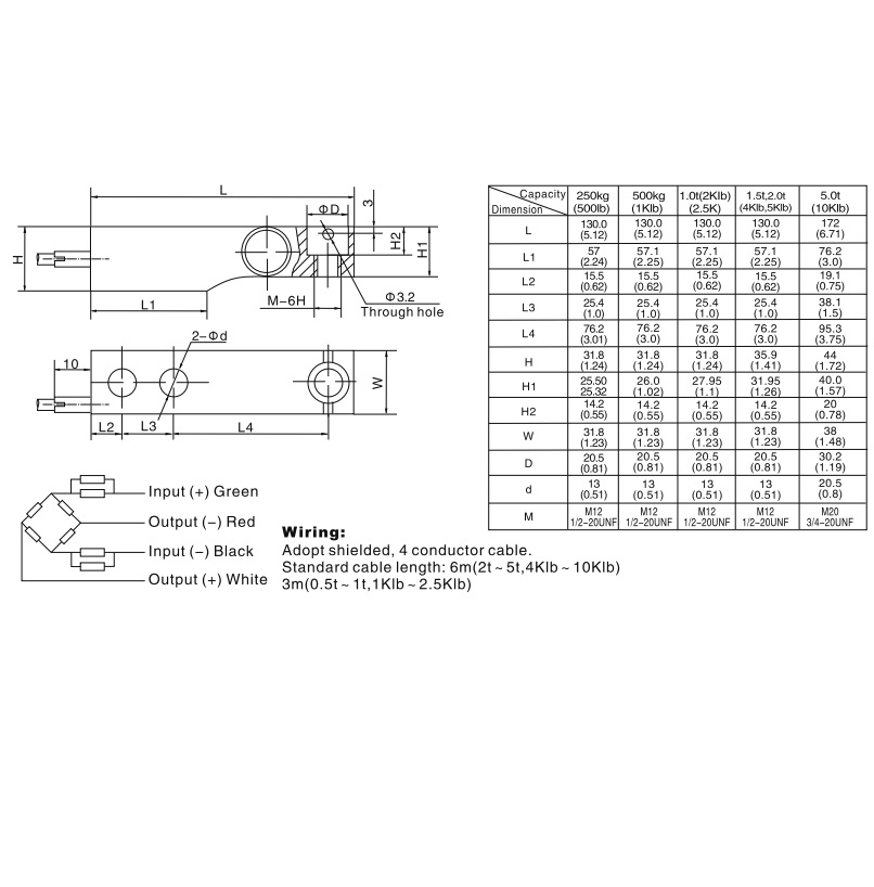 BM8H Shear Beam Load Cell Stainless Steel Load Cell